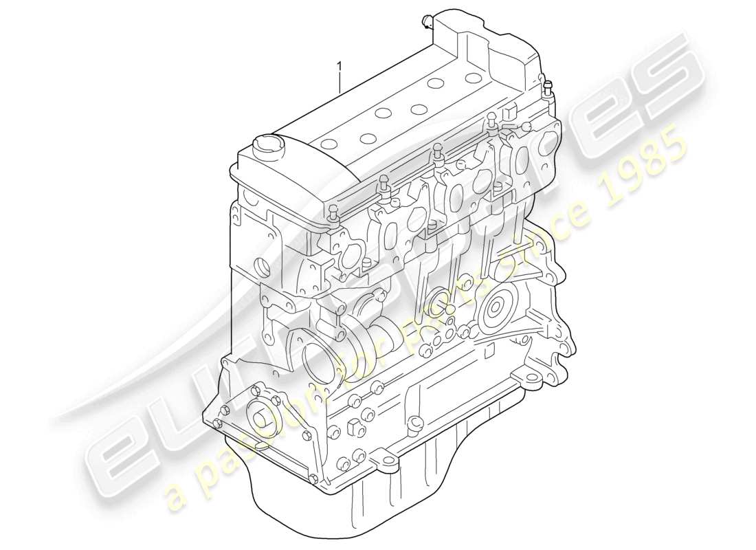 a part diagram from the porsche 2010 (cayenne e1 9pa) parts catalogue