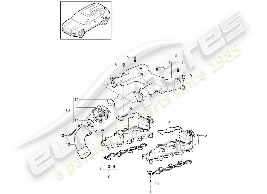 part diagram containing part number 95811014720