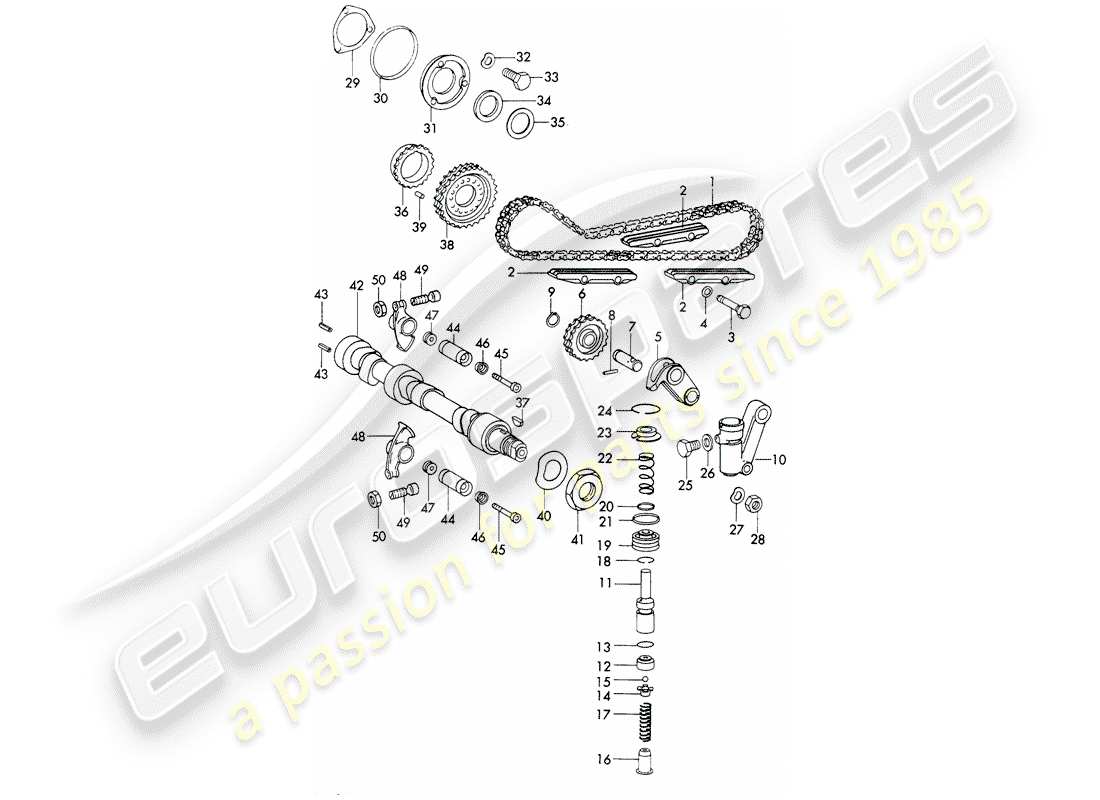 a part diagram from the porsche 1966 (911/912) parts catalogue