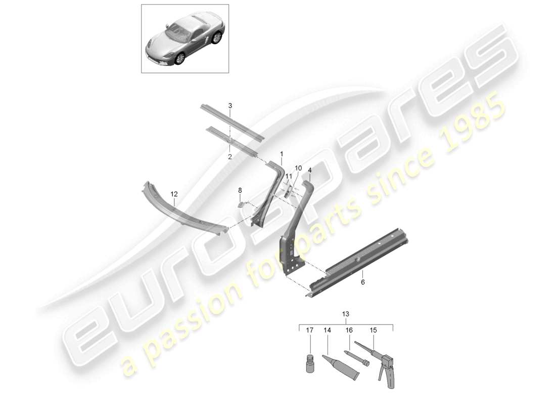 part diagram containing part number 99150265800grv