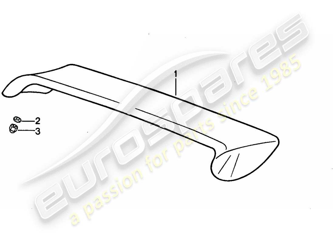 a part diagram from the porsche 1995 (928) parts catalogue