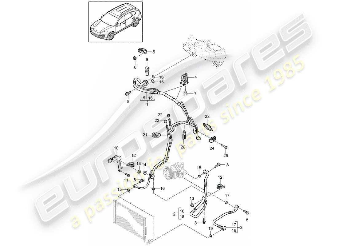 part diagram containing part number 95857374414