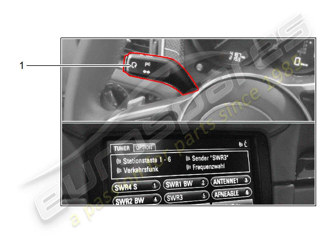 porsche 2020 (tequipment macan) language selection part diagram