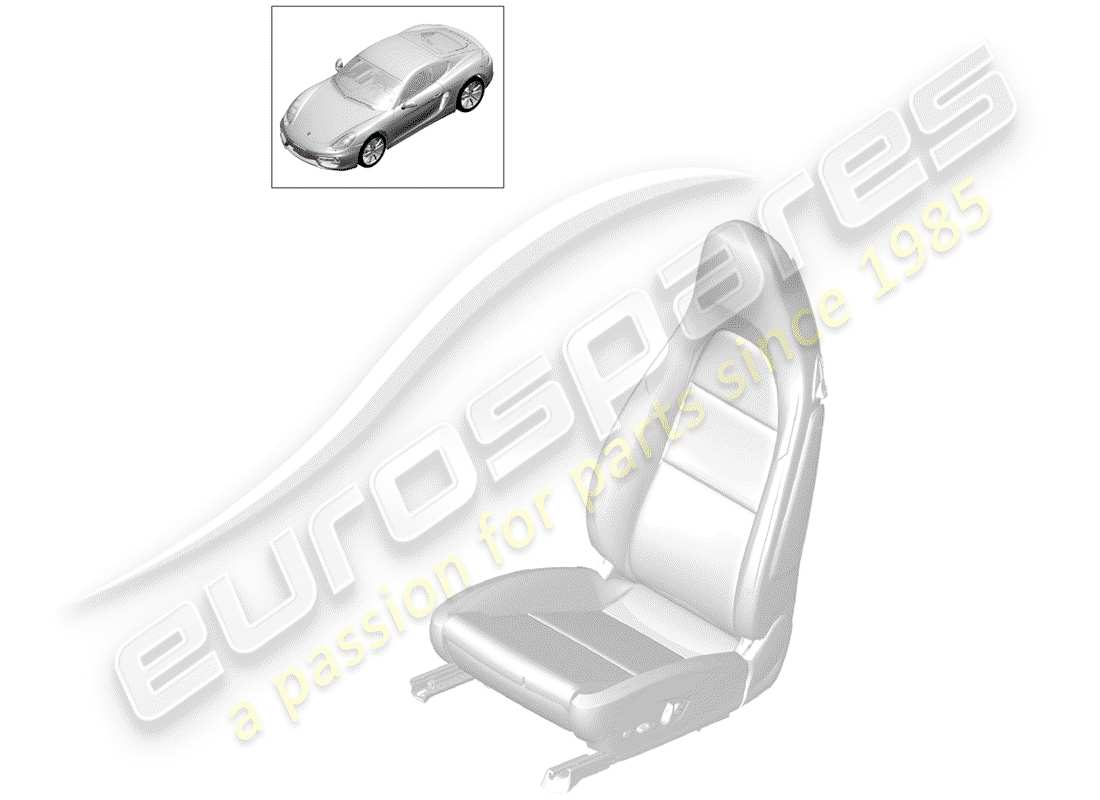 porsche 2015 (981 cayman) heater element part diagram