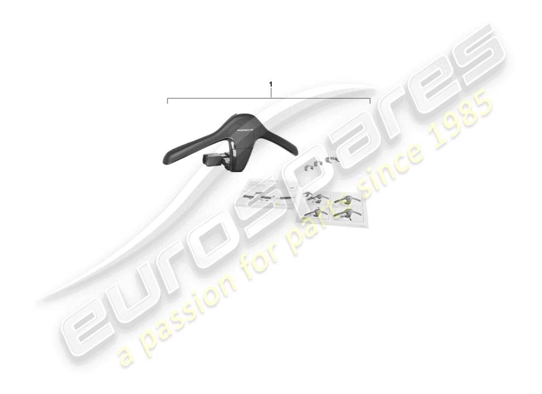 porsche 2003 (cayenne e1 9pa) coat hanger 9pa, 9pa1 part diagram