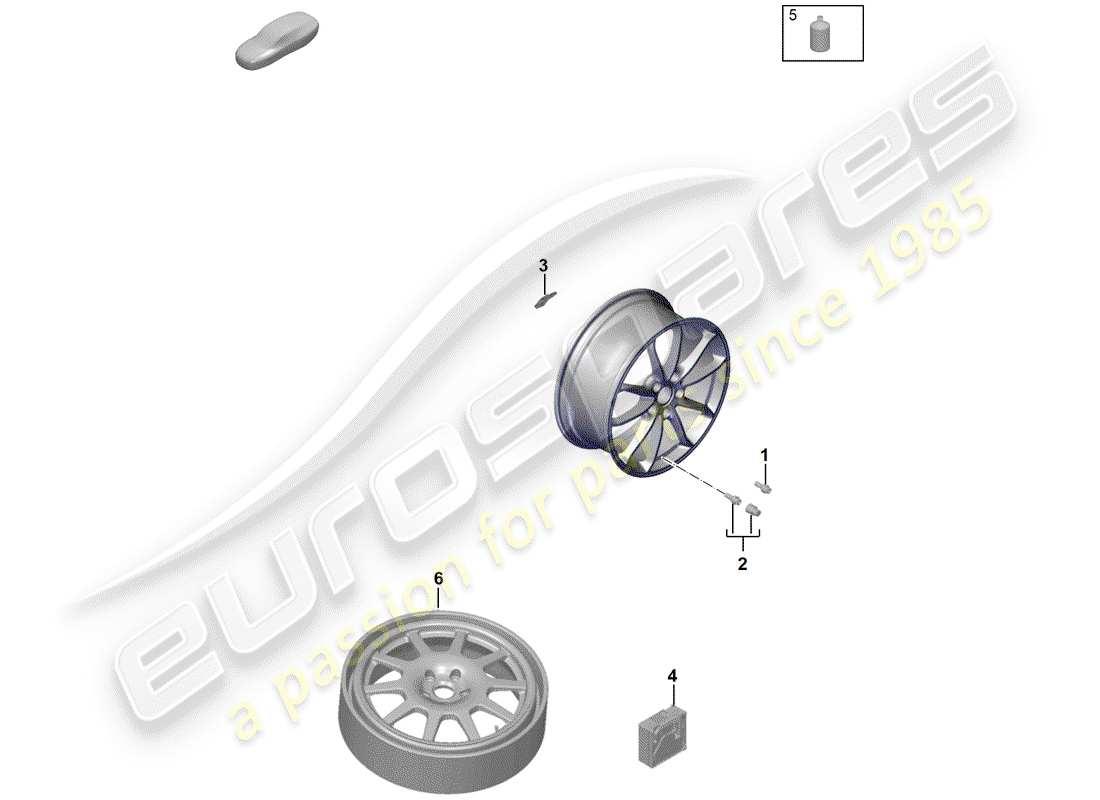 porsche 2020 (718 boxster spyder) single parts parts diagram
