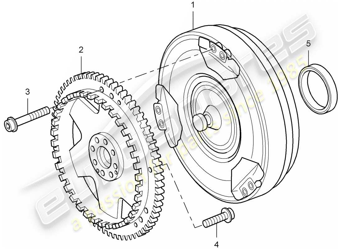 porsche 2008 (cayenne e1 9pa) tiptronic part diagram