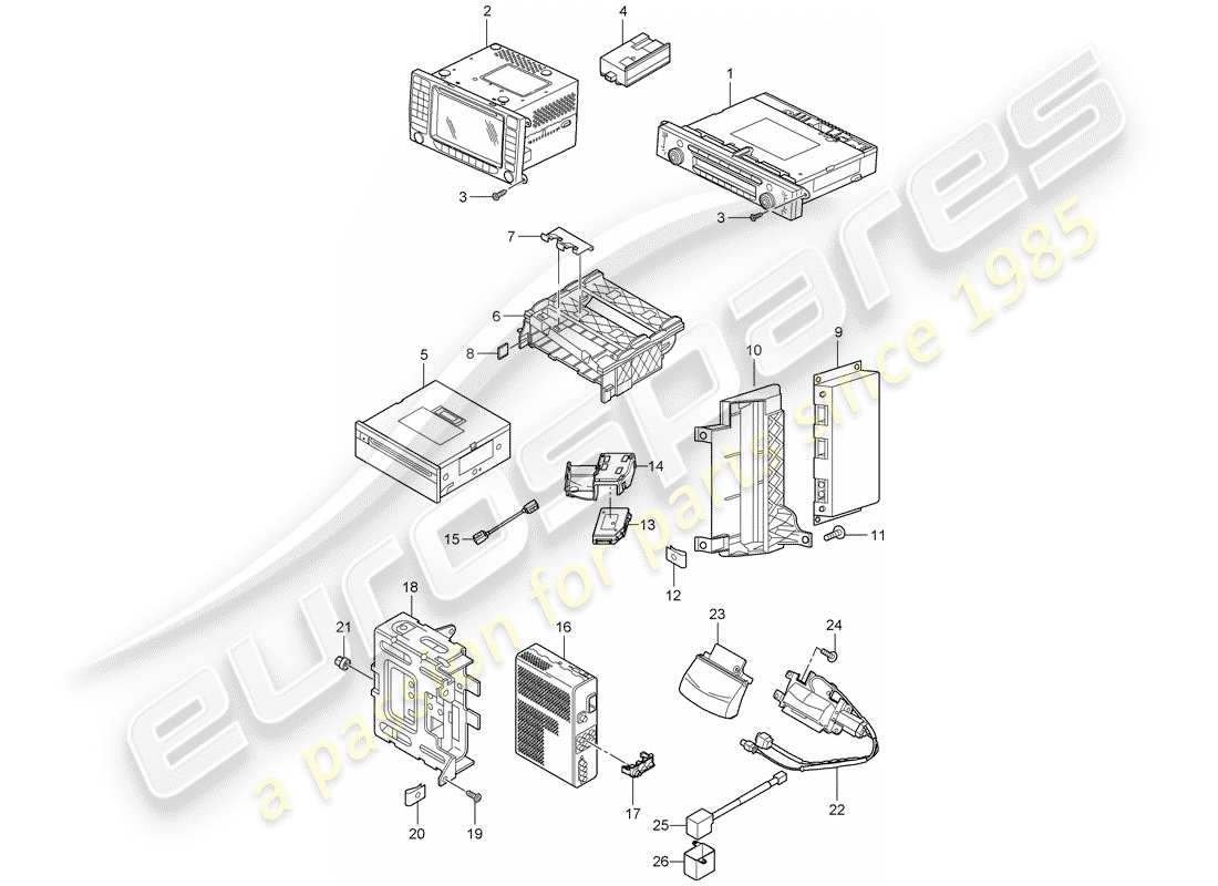part diagram containing part number 95564221010