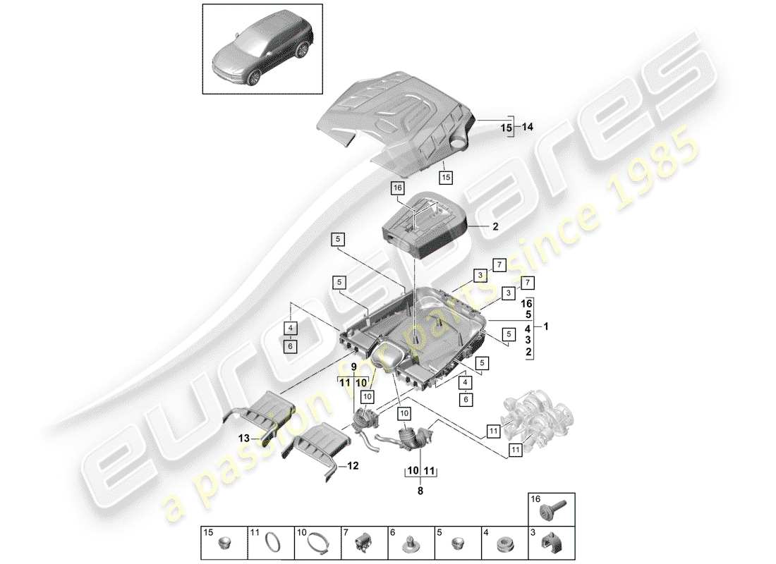 part diagram containing part number 95813361520