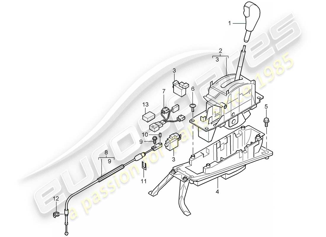 part diagram containing part number wht000140a
