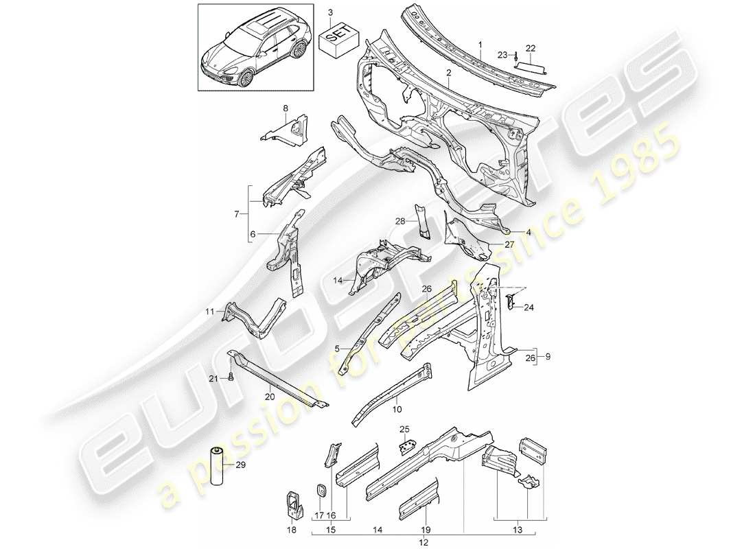 part diagram containing part number 95850271301