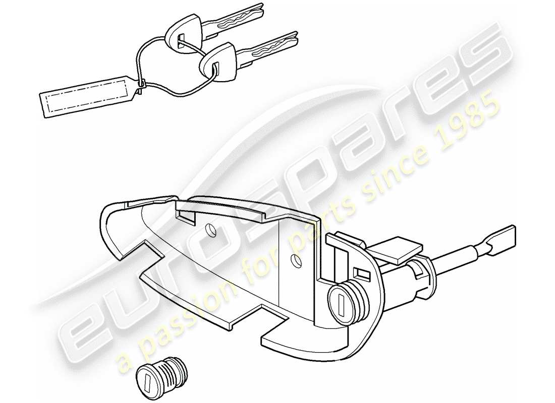 a part diagram from the porsche 2011 (997-2 turbo / gt2 rs) parts catalogue