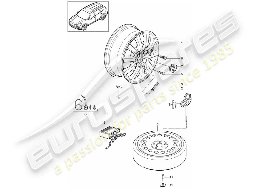 part diagram containing part number 95536264510