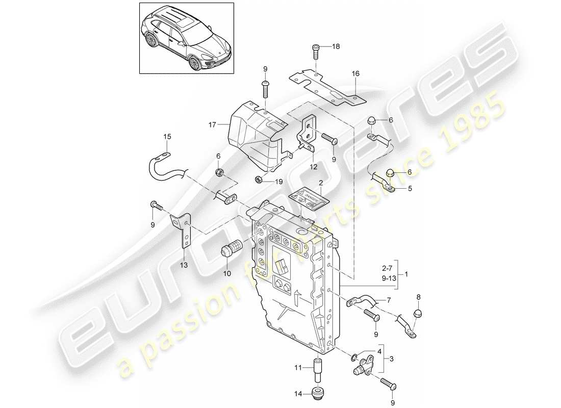 part diagram containing part number 95861123510