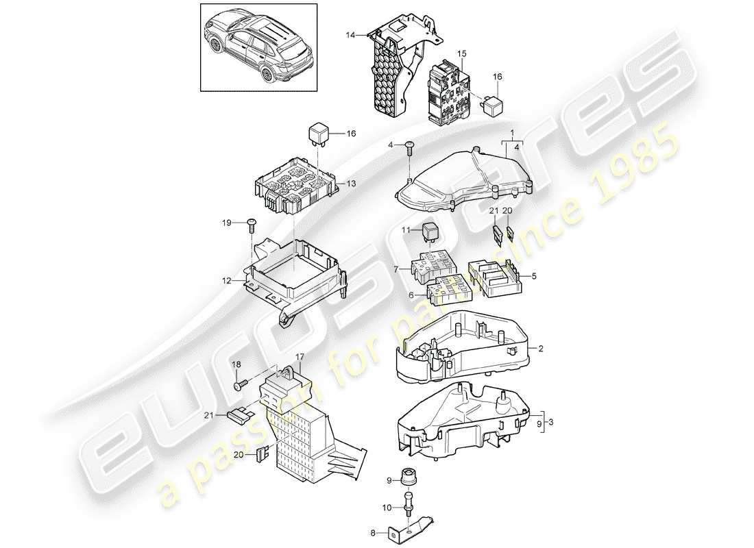 part diagram containing part number 95861014900