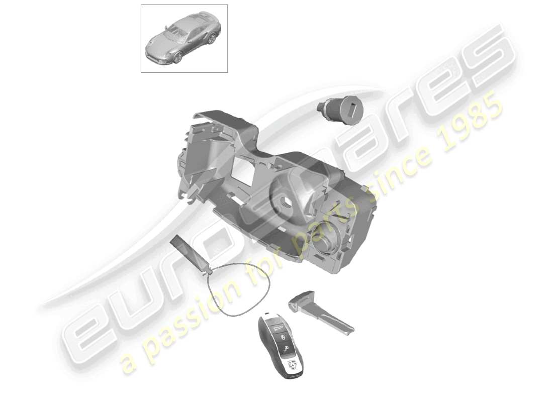 VIEW PARTS DIAGRAMS FROM THE PORSCHE 991 PARTS CATALOGUE a part diagram from the porsche 991 parts catalogue