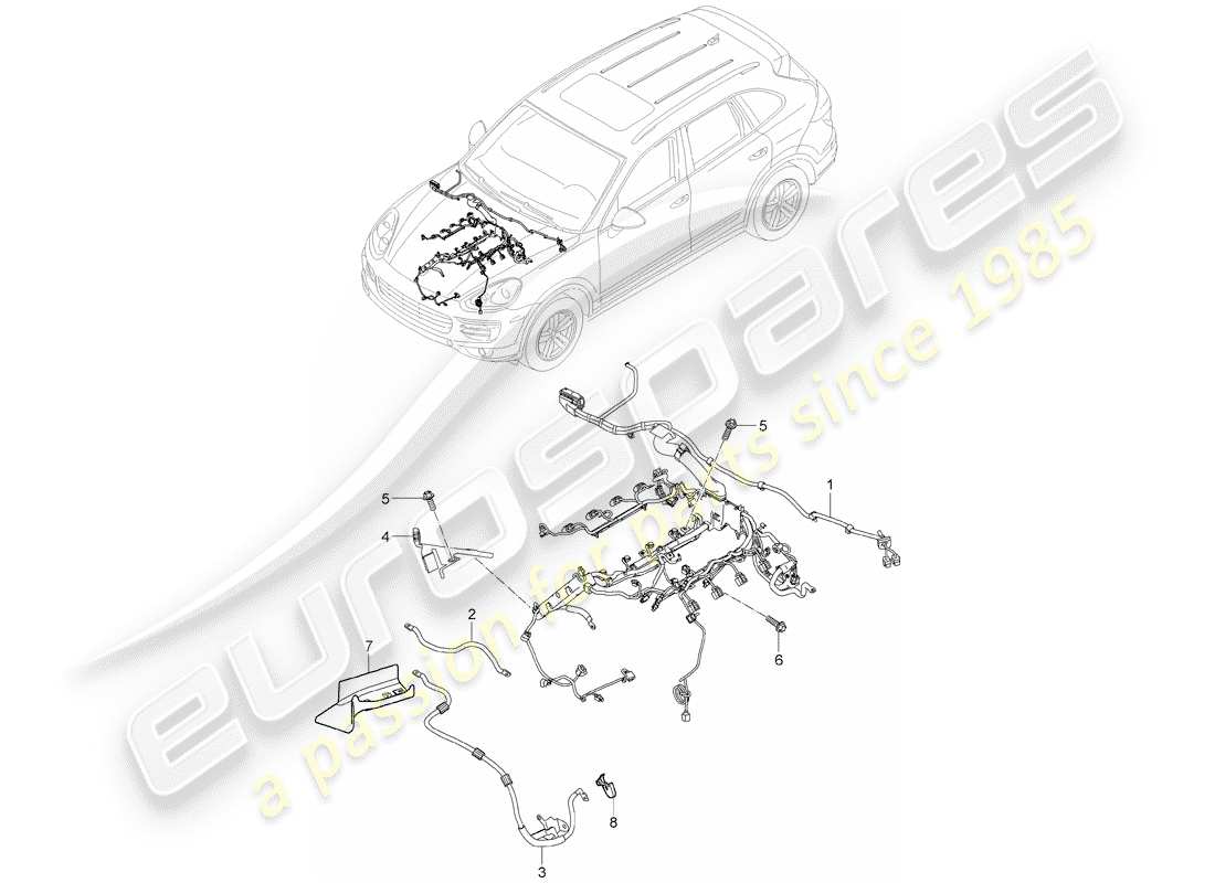 part diagram containing part number 95860762720