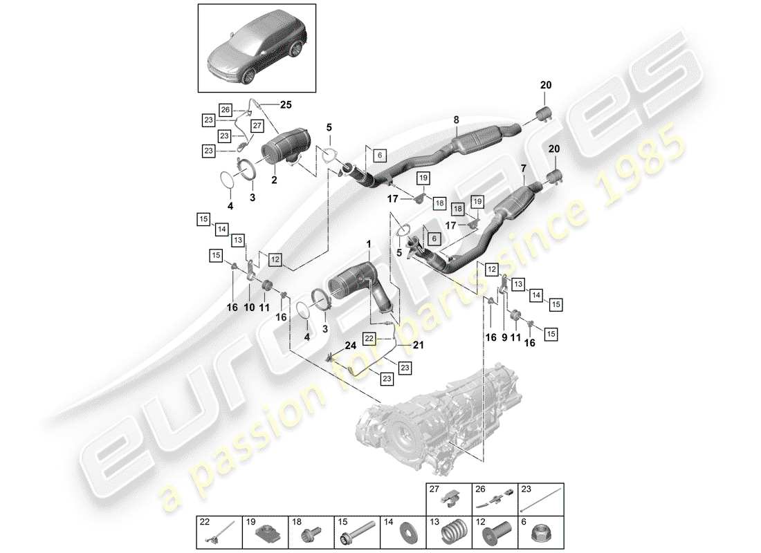 part diagram containing part number pab254850 x