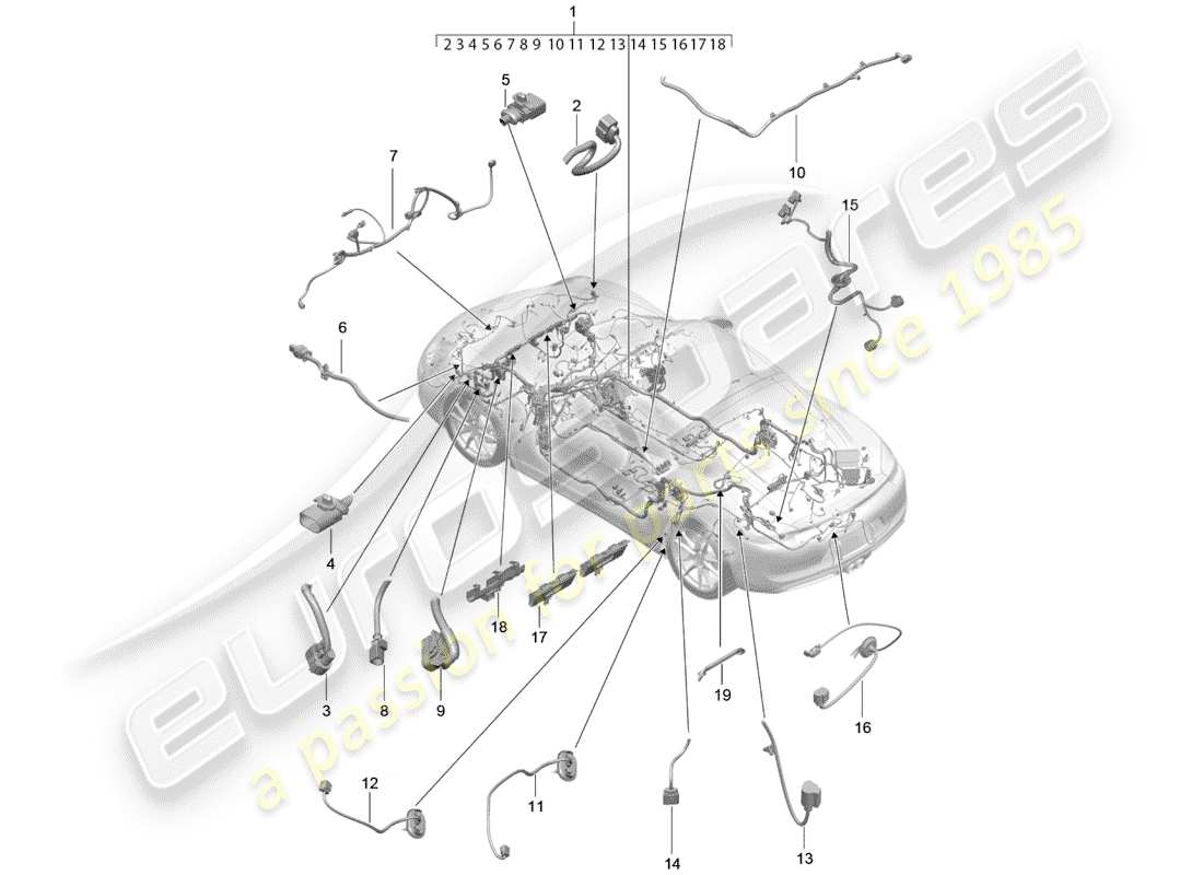 part diagram containing part number 99161023301