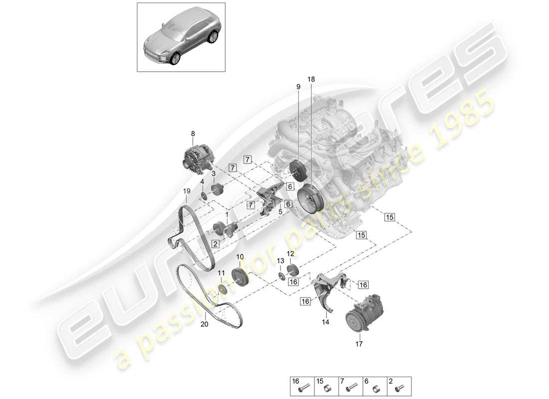 part diagram containing part number 9a790331505