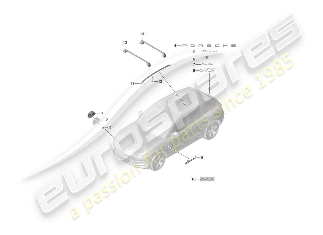part diagram containing part number 95b853675e