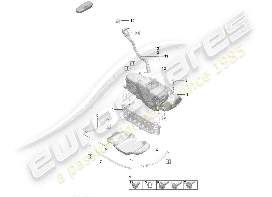 part diagram containing part number 992201975b