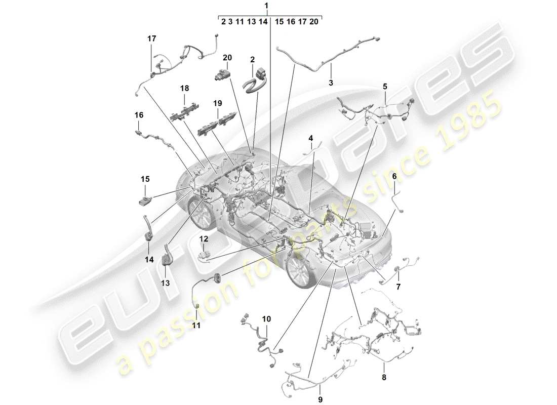 part diagram containing part number 9p0974220c