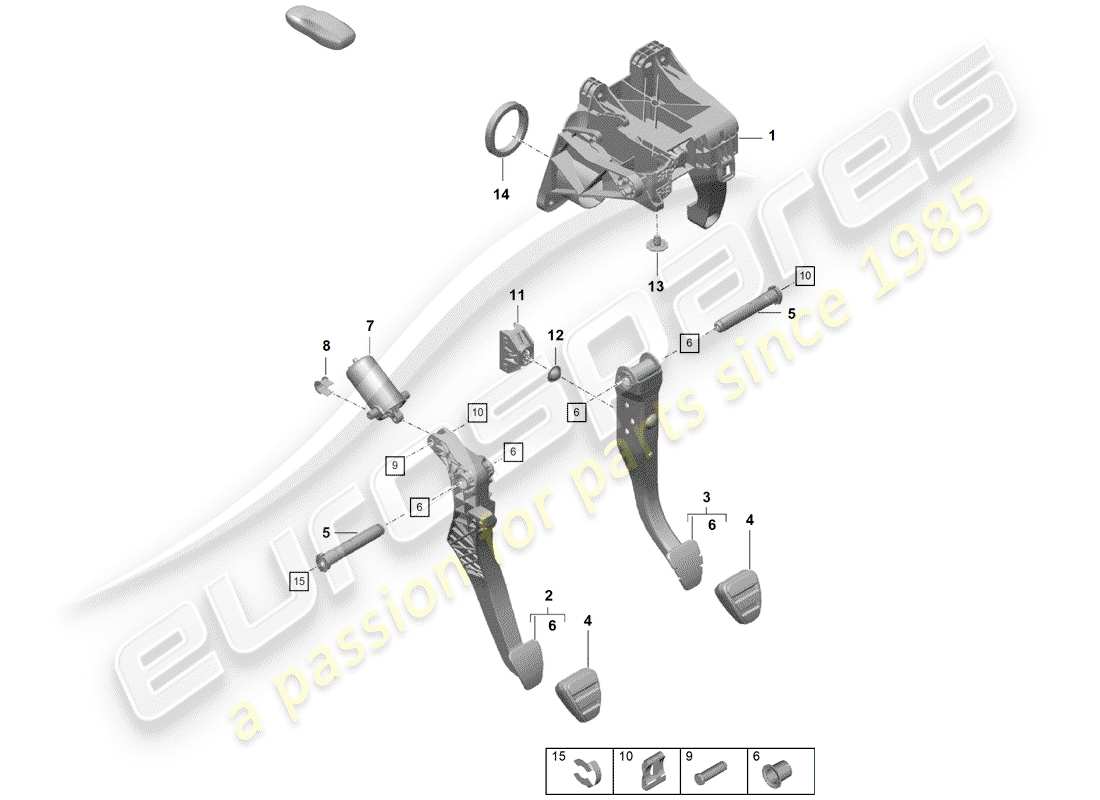 a part diagram from the porsche boxster parts catalogue