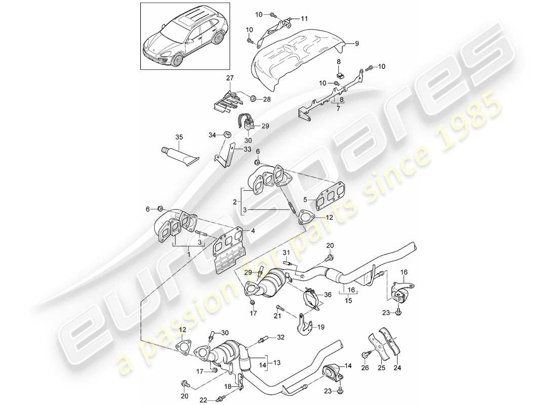 part diagram containing part number 95511151310
