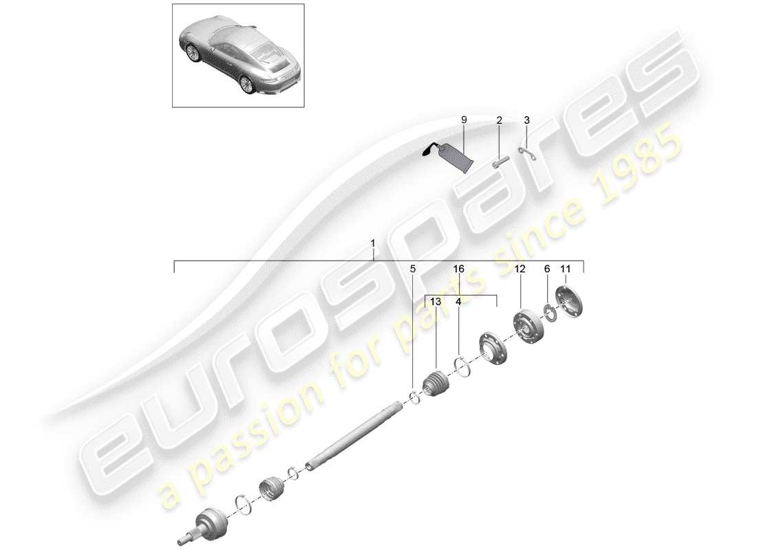 part diagram containing part number 99133202488