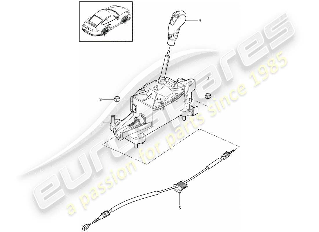 a part diagram from the porsche 2011 (997-2 turbo / gt2 rs) parts catalogue