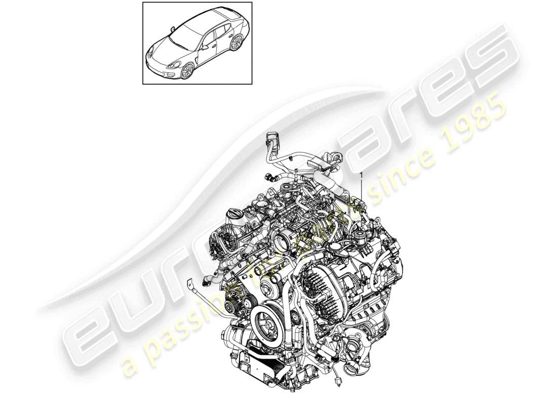 VIEW PARTS DIAGRAMS FROM THE PORSCHE PANAMERA PARTS CATALOGUE a part diagram from the porsche panamera parts catalogue