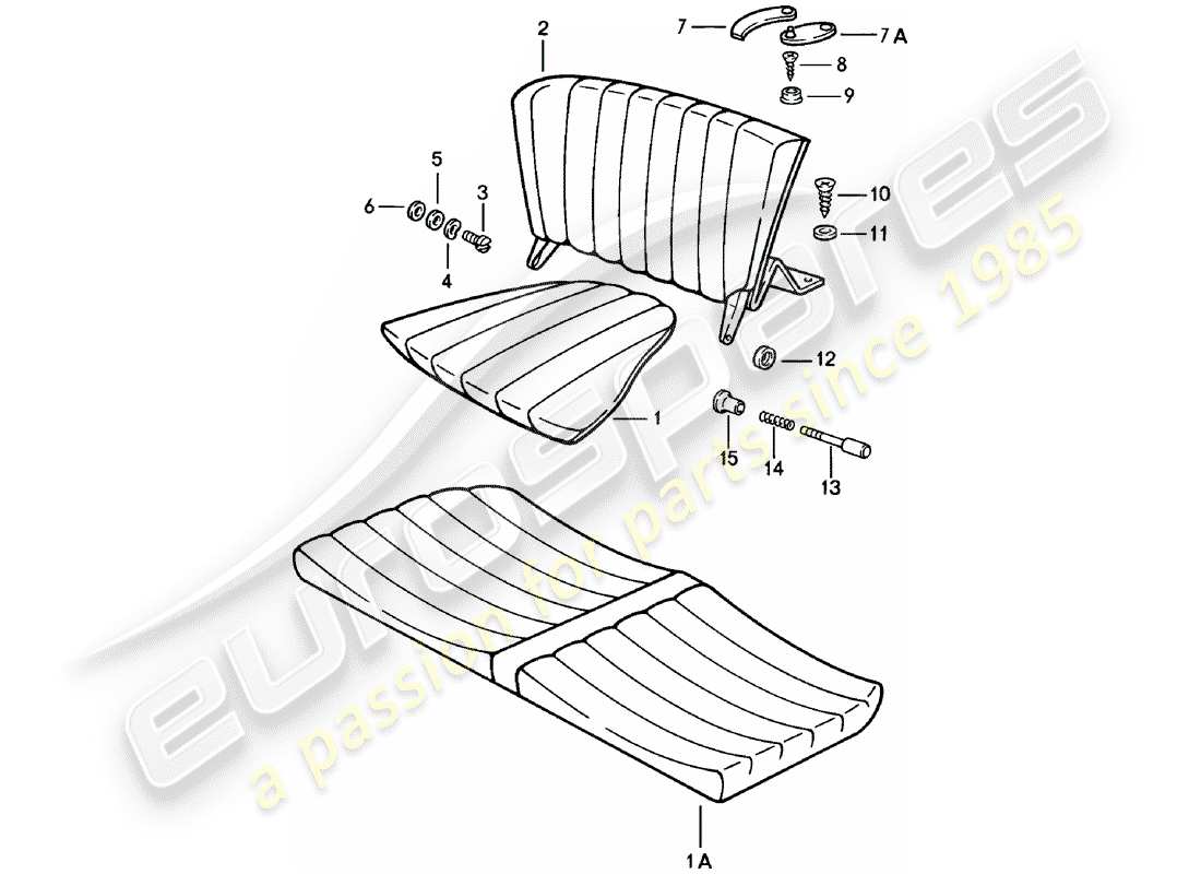 a part diagram from the porsche 1979 (911) parts catalogue
