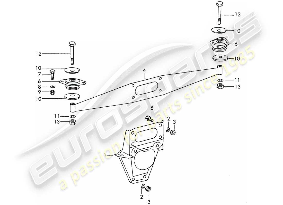 a part diagram from the porsche 1969 (911/912) parts catalogue