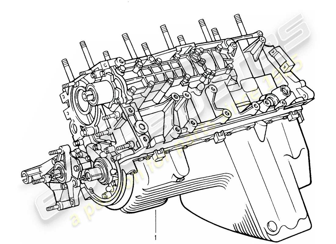 a part diagram from the porsche 2003 (refurbished and exchange catalogue) parts catalogue