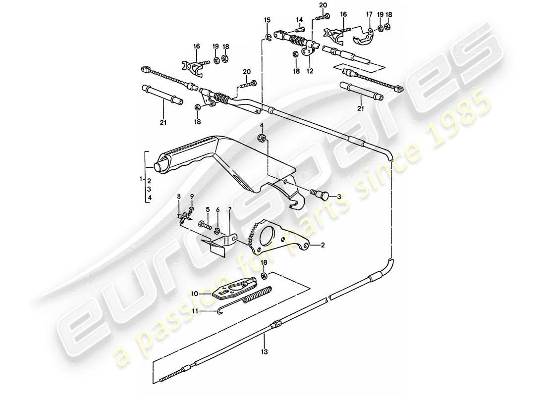 VIEW PARTS DIAGRAMS FROM THE PORSCHE 928 PARTS CATALOGUE a part diagram from the porsche 928 parts catalogue