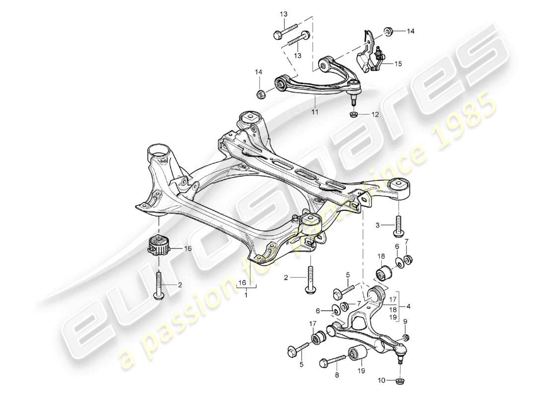 VIEW PARTS DIAGRAMS FROM THE PORSCHE CAYENNE PARTS CATALOGUE a part diagram from the porsche cayenne parts catalogue
