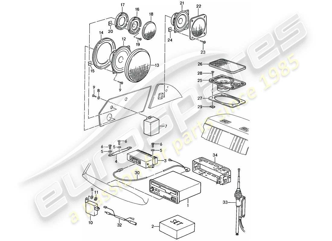 part diagram containing part number 92864540600