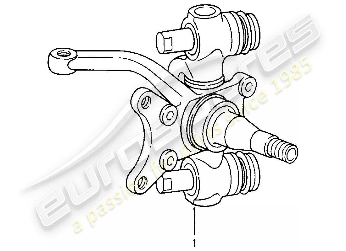 a part diagram from the porsche 1979 (refurbished and exchange catalogue) parts catalogue