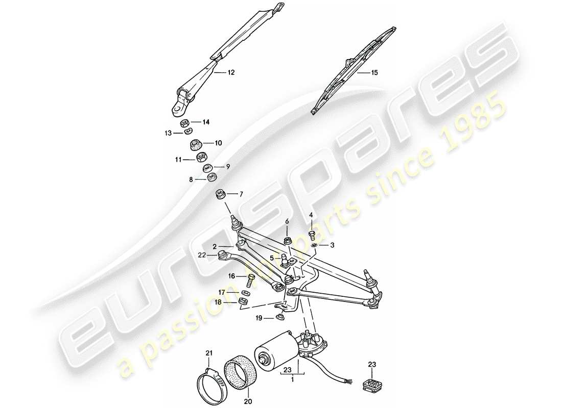 VIEW PARTS DIAGRAMS FROM THE PORSCHE 928 PARTS CATALOGUE a part diagram from the porsche 928 parts catalogue