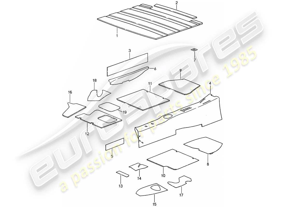 a part diagram from the porsche 1987 (959) parts catalogue