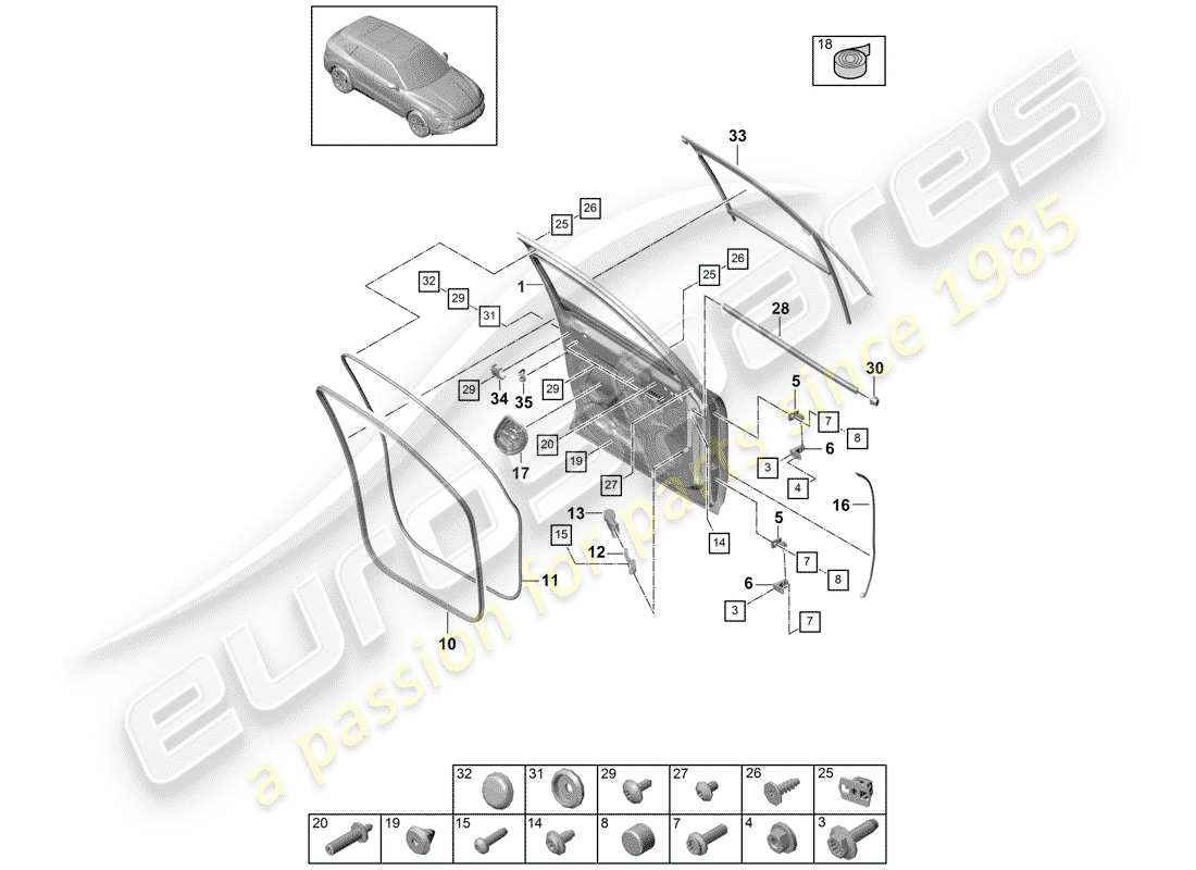 part diagram containing part number 9a783340701