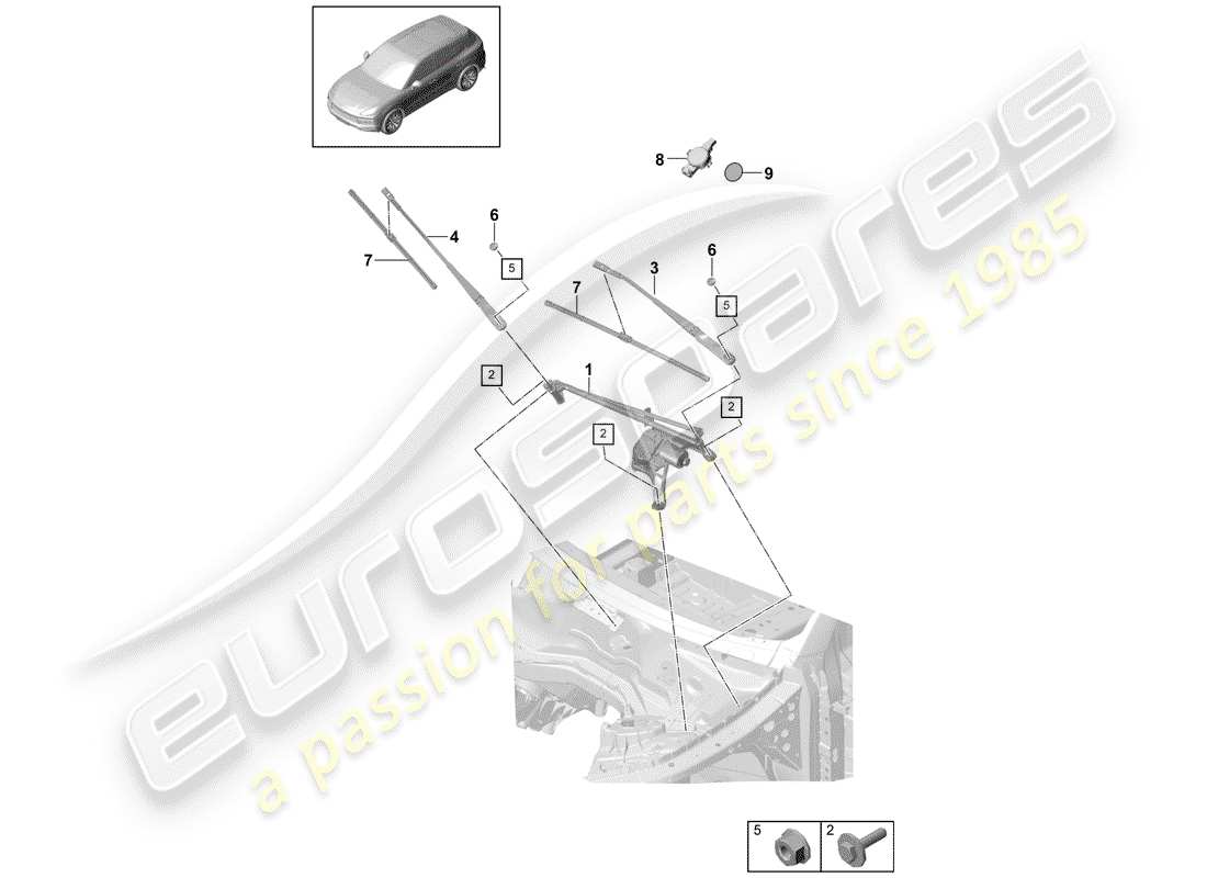 part diagram containing part number 9y2955407