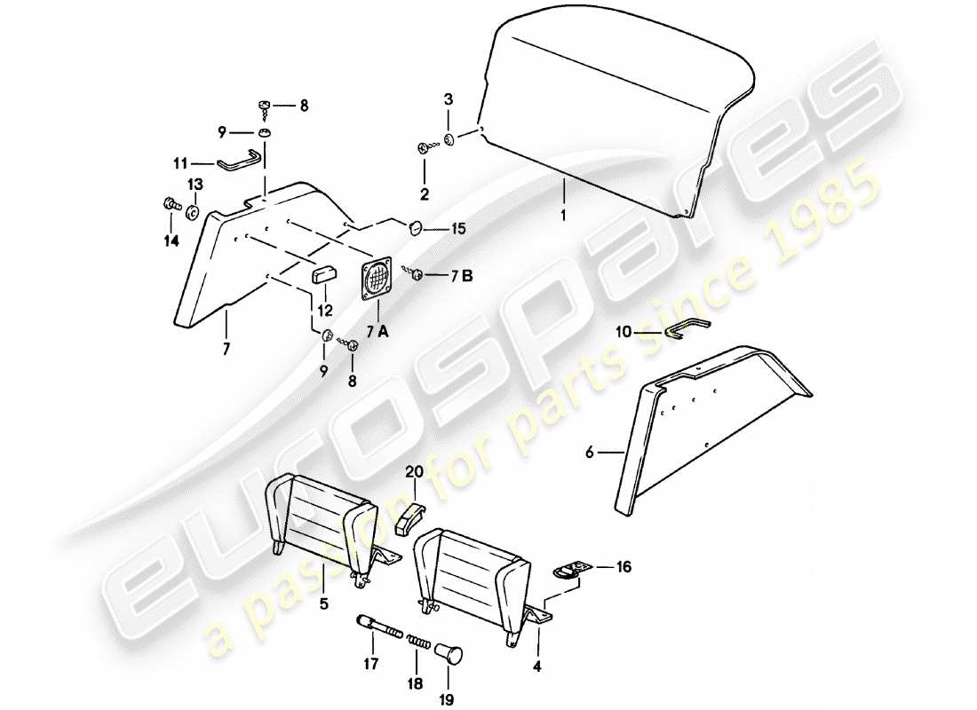part diagram containing part number 91155541760