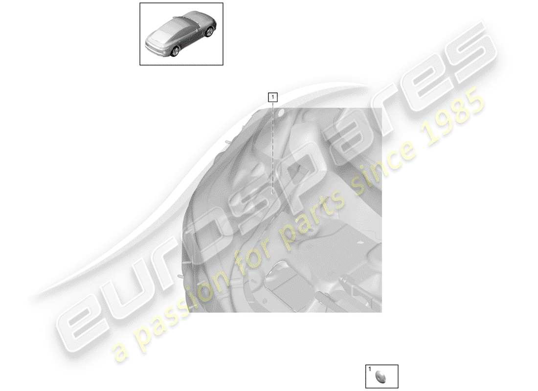 a part diagram from the porsche panamera parts catalogue