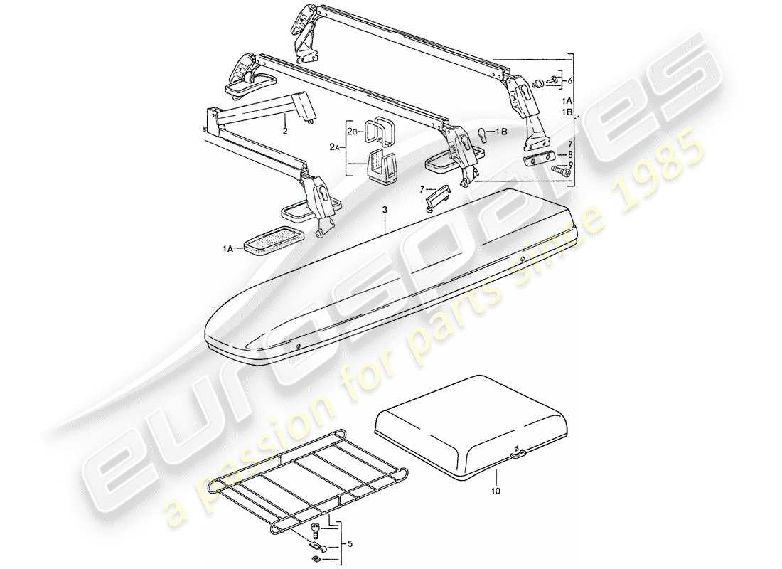 a part diagram from the porsche 1990 (928) parts catalogue