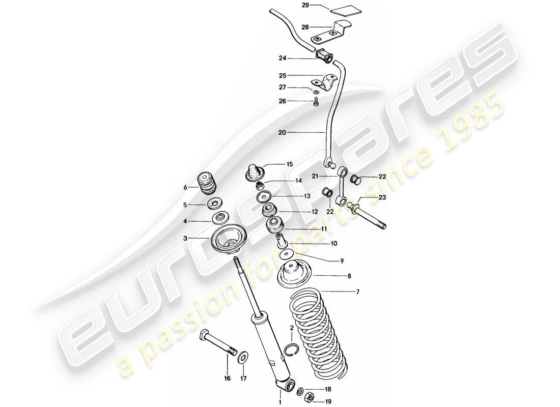 VIEW PARTS DIAGRAMS FROM THE PORSCHE 914 PARTS CATALOGUE a part diagram from the porsche 914 parts catalogue