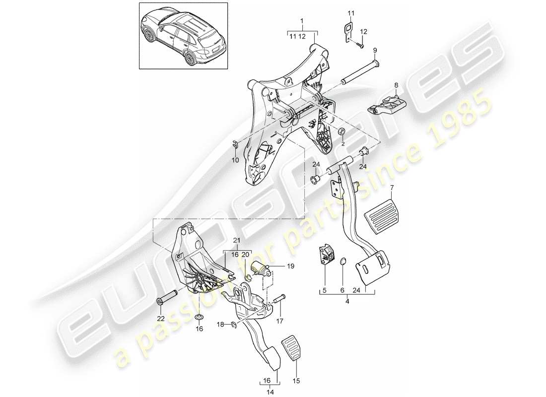 part diagram containing part number 95842306510