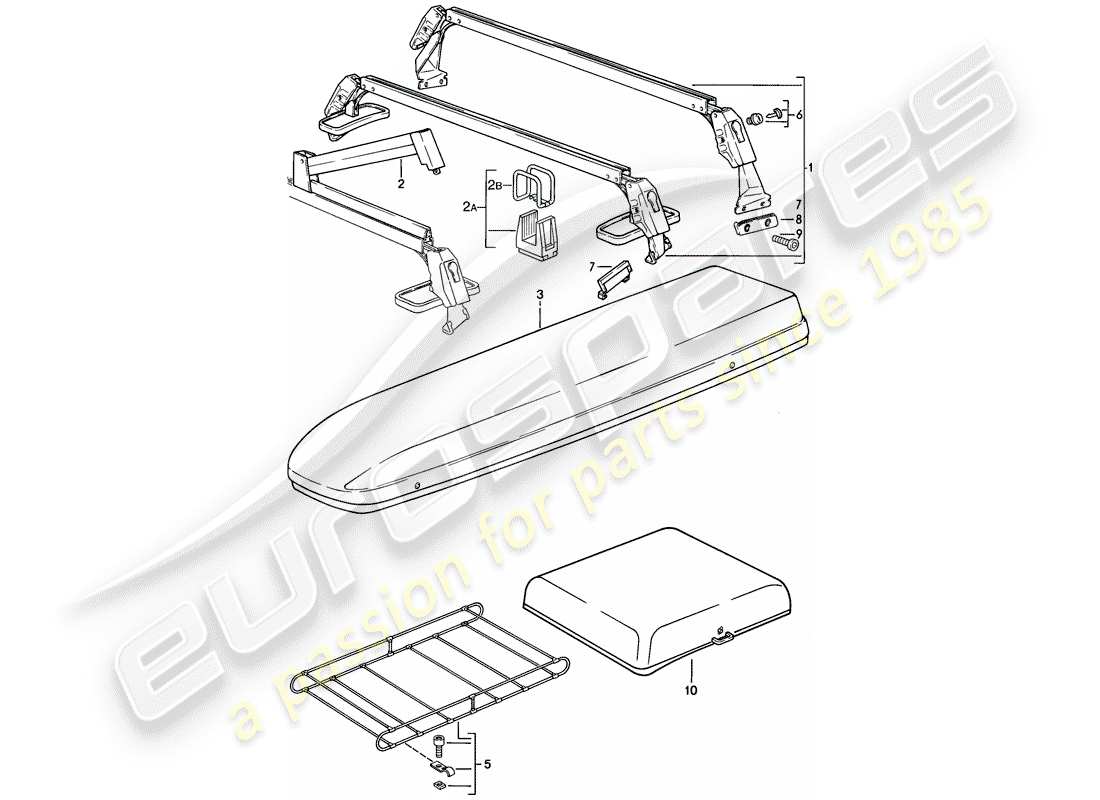 a part diagram from the porsche 928 parts catalogue