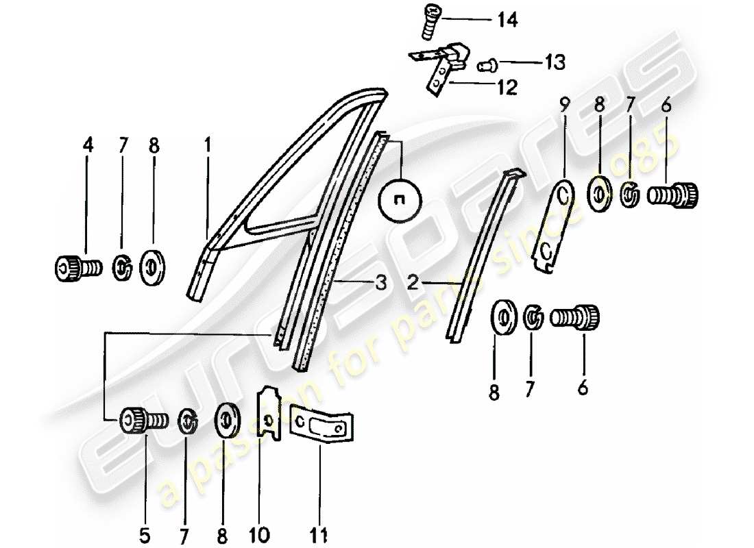 part diagram containing part number 90154202340